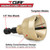 TGR Deburring External Chamfer Drill Bit Tool with Tungsten Blades, Removes Burrs on 1/8"-3/4"(3mm-19mm) Bolts