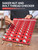 Thread Checker, 44 Nut and Bolt Thread Checker, Bolt Size and Thread Gauge 22 Standard & 22 Metric, Thread Pitch Gauge, Wall-Mountable Bolt Thread Identifier Gauge with Inch & CM Ruler