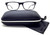 Nearsighted for Distance Myopia Glasses for Men Women Square 2-Pair for Driving Not Reading Glasses (2 Pack, 3.00, x)
