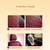 Red Rain Wine Red and Black Leather Car Seat Cover Breathable Universal Front and Rear Car Seat Cover (CC-Wine red+Black)