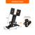 Wdwlbsm 3PCS Roof Riser Brackets Kit - Adjustable Pergola Beam Brackets - Heavy Duty Mount Brackets for 3-1/2" Wood Post, Black
