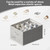 FHSQX 2 Pack Shoe Organizer for Closet,Fits up to 24 Pairs,Fabric Shoe Storage Bins,Large Shoe Box Storage Containers with Bottom Support for Shoes (Gray, (16.5 * 12.6 * 9.5) x1)