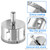 Luomorgo 50mm/2 inch Diamond Hole Saw, 1.1 inch Cutting Depth Diamond Diamond Drill Bits for Glass Ceramic Marble Porcelain Tile Granite Quartz Gemstone