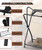 Queension Foldable Saddle Rack for Horse Stable Equipment, Portable Horse Saddle Stand with Bottom Storage for English & Western Saddles, Saddle Pad Rack for Horse tack, Horses Blanket, Black