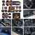 SENSHINE Custom Liners for Toyota Tacoma Accessories 2016-2021 2022 2023 Cup Holder Inserts, Center Console, Door Pocket Slot Mats Non-Slip Anti Dust Pad Premium Interior 18Pcs (Double Cab) (Orange)