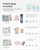 SONGMICS Laundry Hamper with Lid, 110L Clothes Hamper with 2 Removable Liner Bags, 6 Mesh Bags, Wicker Laundry Basket, Double Laundry Hamper for Bathroom, 13 x 22.4 x 23.6 Inches, Gray ULCB52WG