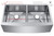 Starstar Sinks Protector Matte Gold 304 Stainless Steel Kitchen Sink Bottom Grid, Rack (26 L x 14 W)
