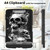BEOTIWAD Clipboard with Storage High Capacity Plastic Nursing Clipboards with Pen Holder File Folder Storage Box Clipboard with Heavy Duty Clips for Teacher,Doctor,Offices-Skull