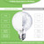 Dekang 8-Pack LED Vanity Light Bulbs for Bathroom 4000K Natural Daylight, E26 Base Globe 60W Incandescent Equivalent, 5W Round Light Bulbs for Vanity Mirror, 500LM, Non-dimmable