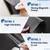 Amylove 8" x 10 ft Extra Large Magnetic Sheets Roll for Crafts, 30 Mil Black Flexible Vinyl Non Adhesive Cuttable Backing Sheet for Die Arts Refrigerator Metal Storage