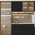 Abyssaly Stainless Steel Fridge Wrap Peel and Stick for Kitchen, Brushed Black Contact Paper, Self-Adhesive Metallic Wallpaper for Microwave Oven and Cabinets 15.7" X 393.7"