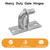 Heavy Duty Gate Hinges,4Pack Wall Mount Gate Hinge with 5/8 Hinge Pin,Fence Post Chain Link Gate Hinge for Farm Gates, Fences, Barns, Sheds & Outdoor Gates (Screws Not Included)