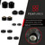 Body Mount Bushing Set Kit Compatible with 1980-1998 Ford F150 F250 F350 2WD 4WD, Heavy Duty Polyurethane Body Cab Mounts Steel Sleeves and Hardware Replacement Kit 58 PCS Black