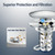 HUAERSICO Pop Up Bathroom Sink Stopper, Universal Bathroom Sink Drain Strainer with Hair Catcher, for 1.1"-2.17" Drains, Brass Core & Stainless Steel Mesh