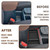 Muslogy for Maverick Center Console Organizer Gear Shift Storage Box ABS Material Insert Tray Compatible with Ford Maverick 2026 2025-2022 Accessories (Black)