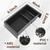 Muslogy for Maverick Center Console Organizer Gear Shift Storage Box ABS Material Insert Tray Compatible with Ford Maverick 2026 2025-2022 Accessories (Black)