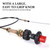Creative.c 6FT Heavy Duty Vernier Adjustable Lock Control Cable, Part Number VCGTX06, Red Locking Adjustable Heavy Duty Vernier Control Cable