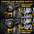 Rhovixster Cordless Impact Wrench 1/2 - 580N.M Max Cordless Impact Wrench Set with 2 Speed Adjustable, Brushless Motor High Torque Impact Guns with 2x4Ah Batteries and Charger