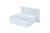 Continental Plastics Fish Tubs/Food Storage Bins 25lb 11.5" x 15.5" x 5", Pack of 10 Deep Bases with Lids
