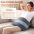 Comfytemp Himalayan Salt Weighted Heating Pad, Natural Moist Heating Pad for Back & Abdomen Comfort, Large Heated Pads for Women Men Mom Dad, 12"×24", FSA Eligible HSA，Electric Heat Warm with Auto-Off