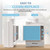 3 in 1 Indoor Dryer Vent Kit, Dryer Vent Box With Stainless Steel Screen Filter, Enhanced Air Quality Water Drawer System,Plus 6 Extra Polyester Filters for Electric Clothes Dryers-2025 New Upgrade