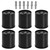 Skuehod 3 inch Metal Bed Legs Replacement for Adjustable Bed Base Frame, Exchangeable Threading Set of 6