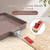 AIKENBBKK Tamagoyaki Pan Ceramic, Japanese Omelette Pan Nonstick, Japanese Egg Pan, Square Egg Pan, Induction-Ready, Detachable Handle, with Silicone Spatula, PFAS & PFOA-Free, Oven Safe,Brown,9"x8.2"
