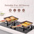 AIKENBBKK Tamagoyaki Pan Ceramic, Japanese Omelette Pan Nonstick, Japanese Egg Pan, Square Egg Pan, Induction-Ready, Detachable Handle, with Silicone Spatula, PFAS & PFOA-Free, Oven Safe,Brown,9"x8.2"