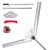 VEVOR Lake Weed Cutter, Pond Aquatic Plant Cutting Tool with 37 in Max. Cut Width, Sharp and Heavy-Duty Steel Blades, Pond Rake with 30 ft Throw Rope, for Cattail, Phragmites, Lilly Pads & Chara