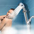 High Pressure Handheld Turbo Fan Shower Kit, 360° Rotatable Filtered Shower Head with Pause Switch, Extra Hose, Bracket, Cotton Filters & Bath Loofah
