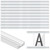Pangda 10 Pcs 60 Inch Letter Tracks for Plastic Sign Plastic Marquee Letter Board Track for 5,7 and 9 Inch Panels(Clear,1 x 60 Inches)