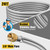 24Ft High Pressure Braided Propane Hose Extension and fittings with Conversion Coupling 3/8" Flare to 1/2" Female NPT, 1/4" Male NPT, 3/8" Male Flare for BBQ Grill, Fire Pit, Heater