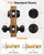 Probrico 4Pack Oil Rubbed Bronze Door Knob and Single Cylinder Deadbolt Lock Set, Exterior Deadbolt and Door Knob Lockset, Keyed Alike Front Entry Door Handleset