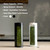 Mosslab Moss Air – Living Moss Terrarium Humidifier | Soothing Mist Fountain & Ambient Light | Zen Desk Decor, Aesthetic Room Decor | Portable & Whisper-Quiet