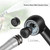 Utility Sink Faucet, Laundry Room Faucet with Pull Out Sprayer, Laundry Tub ABS Plastic Faucet, 4 Inch Centerset 3 Holes Installation Non-Metallic, Matte Black
