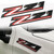 2PCS Black & Red 2019-2026 for Silverado Z71 Emblem Badge 84632695 Nameplate