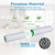 VEGEBE 5 Micron Water Filter 20" x 4.5", 20-inch Whole House Heavy Duty String Wound Sediment Pre-Filters for Well Water, Replacement Cartridge for SDC-45-2005, FP25B, DGD-5005-20, 6-Pack