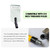 Extend A Vue - Flex Vue Inspection Mirror with Threaded Adapter, 3.5 inch x 6 inch