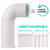 Jin&Bao 5.9" (6") Diameter AC Hose, 78.7" Length Portable Air Conditioner Exhaust Hose, Counterclockwise Thread, Universal Replacement