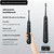 2-1 Oral Clean Kit- Water Dental flosser & Electric Toothbrush Combo- Brushing & Flossing- for Teeth Cleaning and Gum Health (Black)
