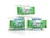 ASSURED 3-in-1 Cotton Set - Cotton Pads, Swabs & Balls - 3 Sets - Blue/White/Purple (90 Items) - 3 Ct
