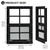 NOTASA Shed Windows 2 Pack, Chicken Coop Windows 18" x 23" Black