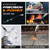 Sunlight® Propane Torch Weed Burner with 13 ft Hose, Adjustable 2,200,000 BTU Self Igniting Flamethrower, Heavy Duty Turbo Blow Torch For Garden, Wood, Melting Ice, Snow, Stumps, Grilling | May Vary