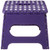 Folding Step Stool - 11" Hight - The Lightweight Step Stool is Sturdy Enough to Support Adults and Safe Enough for Kids. Opens Easy with One Flip. Great for Kitchen, Bathroom, Bedroom (Purple) Folding Step Stool - 11" Hight - The Lightweight Step Stool is Sturdy Enough to Support Adults and Safe Enough for Kids. Opens Easy with One Flip. Great for Kitchen, Bathroom, Bedroom (Purple)