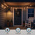 LEONLITE Outdoor Gooseneck Barn Light with GFCI Outlet, Dusk to Dawn, 11 Inch Farmhouse Exterior Wall Sconce, E26 Base, Black Wall Lantern for Porch, Entryway, Garage, Patio