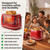 2 Slice Stainless Steel Toaster Retro with 6 Bread Shade Settings, Bagel, Cancel, Defrost Function, Extra Wide Slot, Removable Crumb Tray, Red
