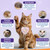 Taurine for Cats Vitamins Treats, 18 in 1 Cat Multivitamins Treats 500 Crunchy & Krill Chews Cat Vitamins with Taurine Supplements for Heart Vision Immune Digestion Skin & Coat Support for All Ages