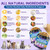 Taurine for Cats Vitamins Treats, 18 in 1 Cat Multivitamins Treats 500 Crunchy & Krill Chews Cat Vitamins with Taurine Supplements for Heart Vision Immune Digestion Skin & Coat Support for All Ages