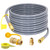 36 Feet 1/2-Inch ID Natural Gas Hose with Quick Connect Fitting for weber, charbroi, Grill, Pizza Oven, Patio Heater and More NG Appliance, Propane to Natural Gas Conversion Kit - CSA Certified