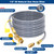 36 Feet 1/2-Inch ID Natural Gas Hose with Quick Connect Fitting for weber, charbroi, Grill, Pizza Oven, Patio Heater and More NG Appliance, Propane to Natural Gas Conversion Kit - CSA Certified